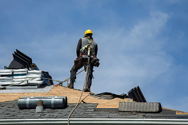Professional Metal Roofing technician working in Hoboken, NJ